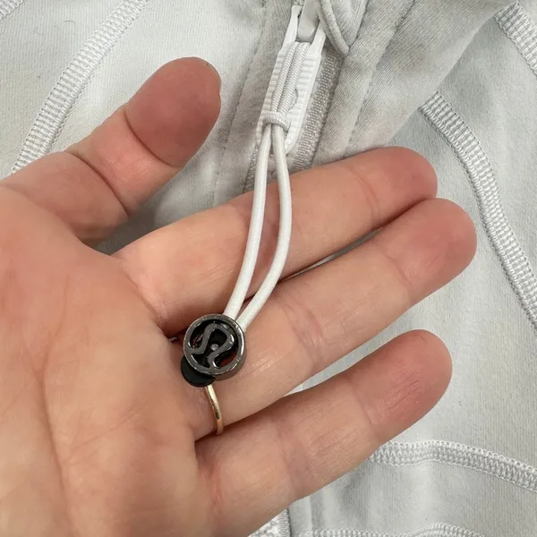 Lululemon LA Clippers Athletic Jacket Zip Up White Women's Size 8 Basketball NBA - Image 8