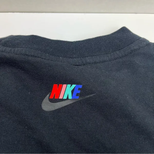 Nike Fitted Womens Black Dress‎ Swoosh SZ Medium Tight Fit Athleisure Streetwear - Image 11