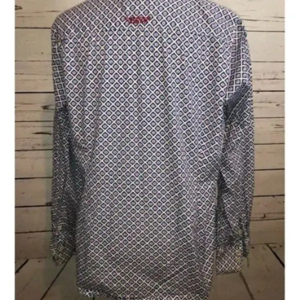 Ariat Real Western M Shirt Long‎ Sleeve Button front fitted Plaid - Image 6