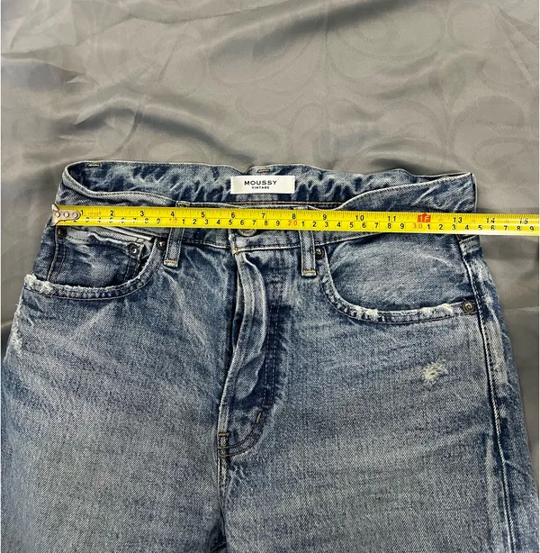 MOUSSY vintage made in Japan jeans the works size 25 - Image 13