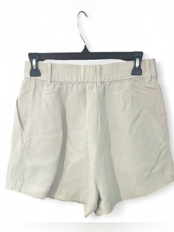 H&M linen blend shorts in size 6 - Image 5
