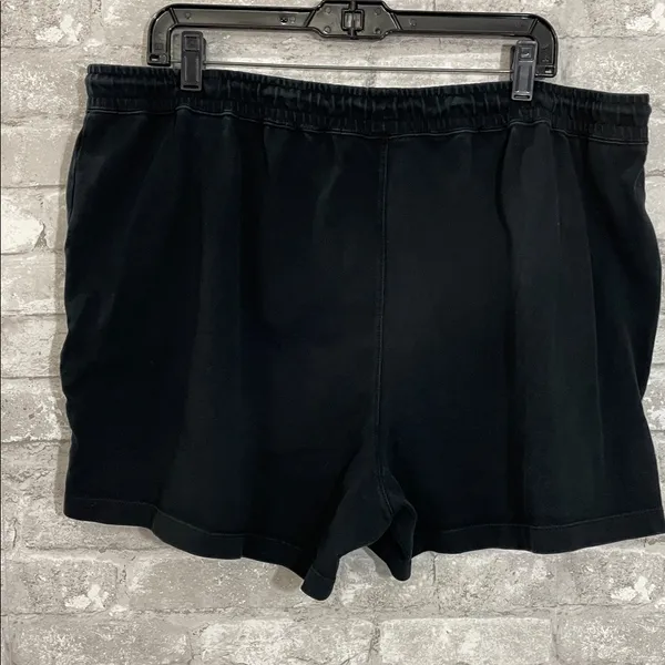 Nike Black French Terry Sports Shorts - Image 3
