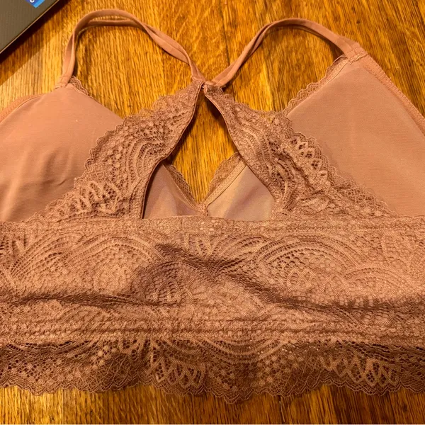 Maurices Delicate‎ Lace Bralette in Soft Mauve - Image 2