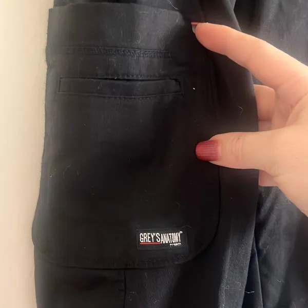 ✨Greys Anatomy Spandex Stretch Eden Black Sz Small Jogger✨ - Image 9