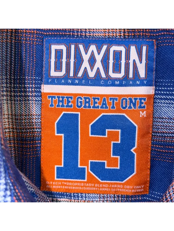 Dixxon The Great One 13 Women’s M Blue Plaid Flannel - Image 6