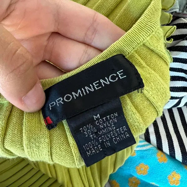 Prominence Citron Green Knit Top - Image 6