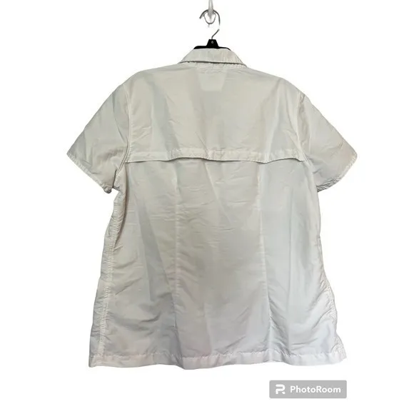 L.L. Bean white Button Up Shirt vented size S‎ - Image 2