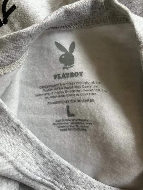 Playboy‎ Sz L Pullover Ace of Club Crewneck Sweatshirt Limited Edition Japanese - Image 4