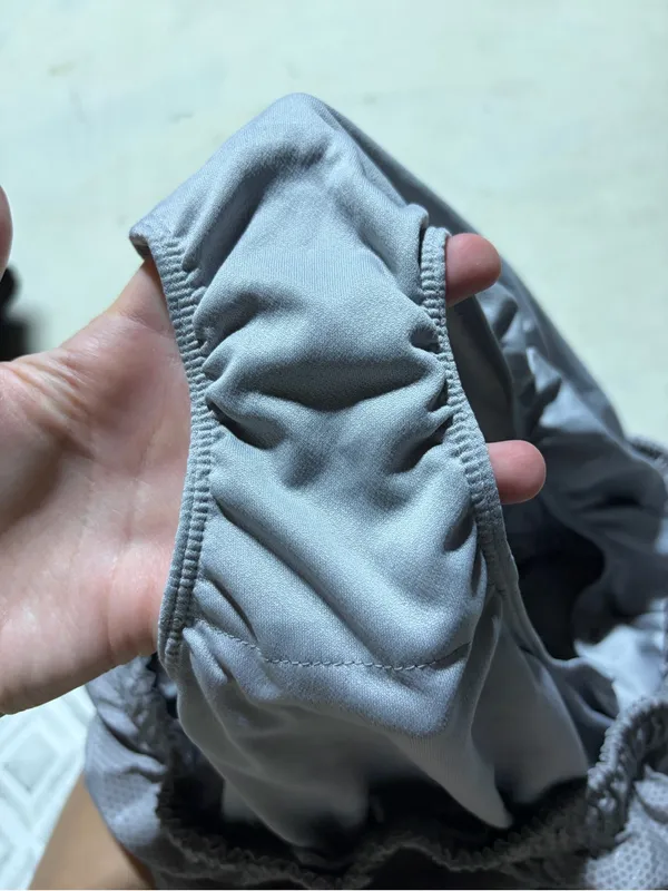 Nike Gray Women's Athletic Shorts large - Image 7