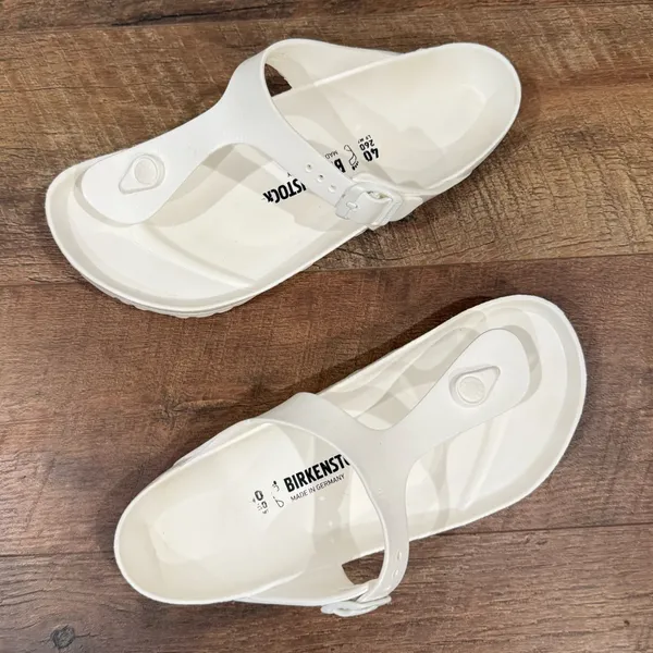 Birkenstock Gizeh Essentials Eva Women's Classic White Sandals - Image 10