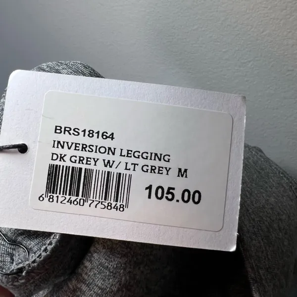 Bandier We Over Me Inversion Leggings Pants Gray Stretch Athletic Gym NEW Medium - Image 12