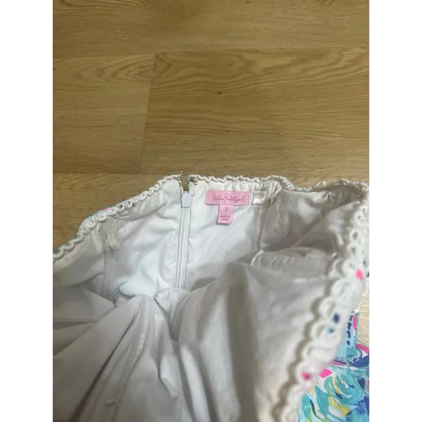 Lilly Pulitzer Strapless Floral Dress - Image 3