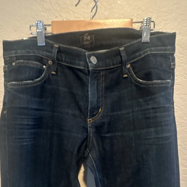 Citizens of Humanity Women's Slim Bootcut Dark Wash Blue Denim Jeans Size 28 - Image 2