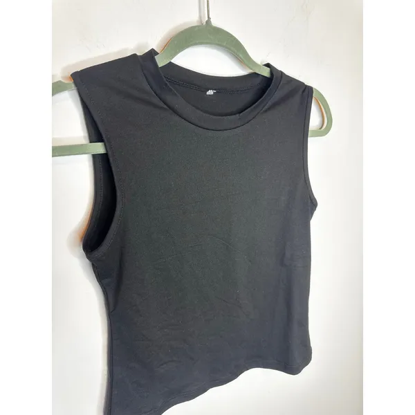 NWT OGL Move Black Sleeveless High Neck Shell Brami Tank Top Women Size XS - Image 3