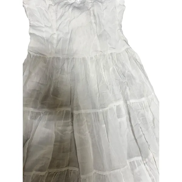 Free People A Little Extra‎ Endless Summer Halter Maxi Dress Ivory Size Medium - Image 8