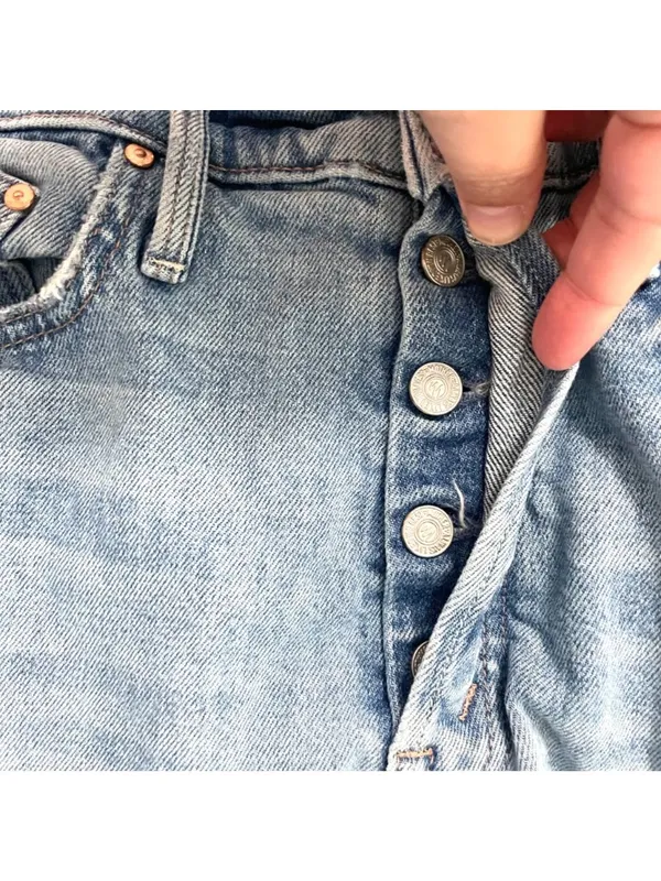 Mother Superior Distressed Stone Blue Jeans Size 26 - Image 5