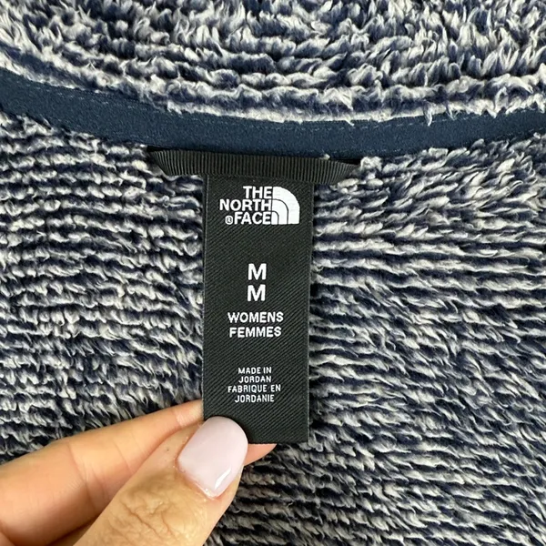 The‎ North Face Women's Osito 2 Full Zip Fleece Jacket in Navy Heather Size Med - Image 3