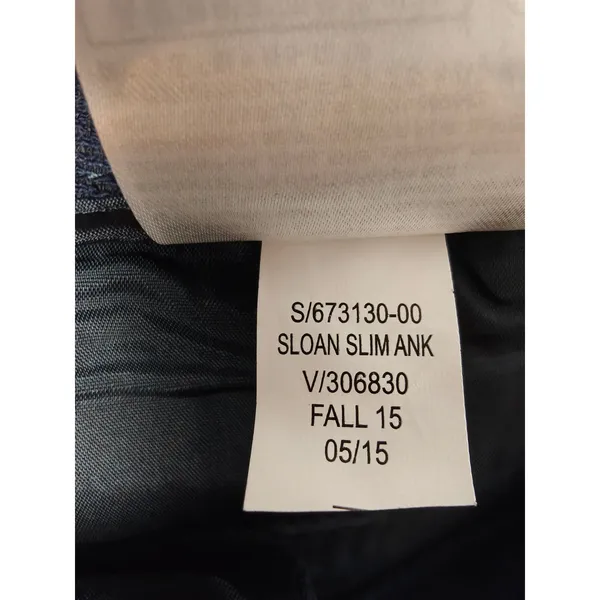 Womens Banana Republic Sloan Slim Ankle Pants Navy Size 12 - Image 7
