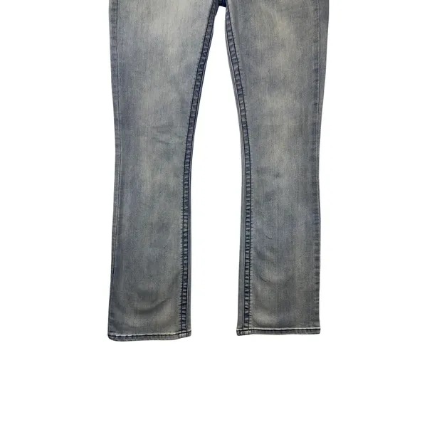 Seven7 Jeans Womens 6 Light Wash Bootcut Denim Distressed Blue‎ Pants Classic - Image 4