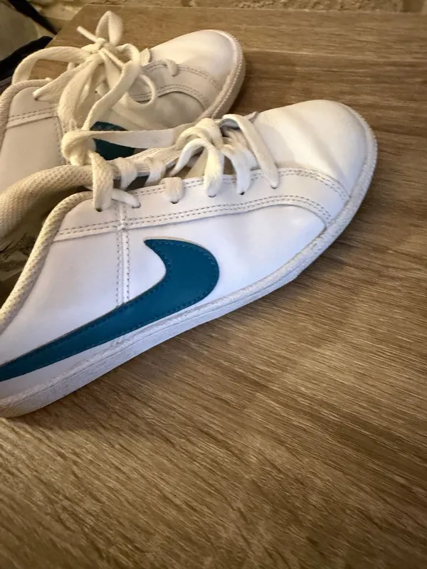 Nike Court Royale White/Dark Teal Green Sneakers - Image 4