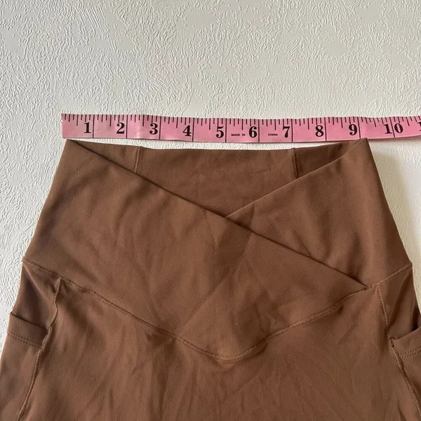 Halara Brown High Waisted Leggings Yoga Pants Buttery Soft Stretch Activewear Si - Image 5