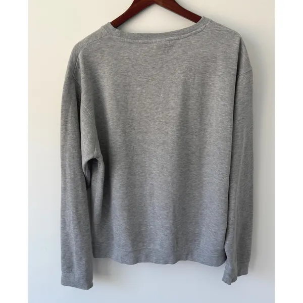J America Auburn Tigers Women's Crewneck Sweatshirt Gray Sz Large‎ Embroidered - Image 2