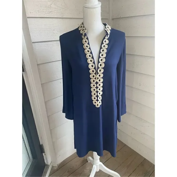 Lily Pulitzer Women’s Grace Lynn Stretch Dress Blue Size 2 - Image 10