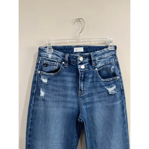 KanCan Walnut High Rise Slim Straight Jeans Comfort Stretch Denim Sz‎ 5/26 - Image 6