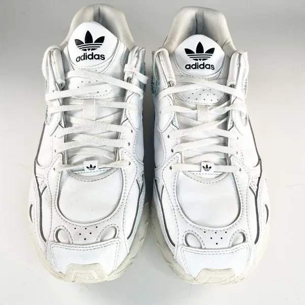 Adidas Originals Astir Casual Sneakers Tennis Shoes Triple White Women 9 - Image 3