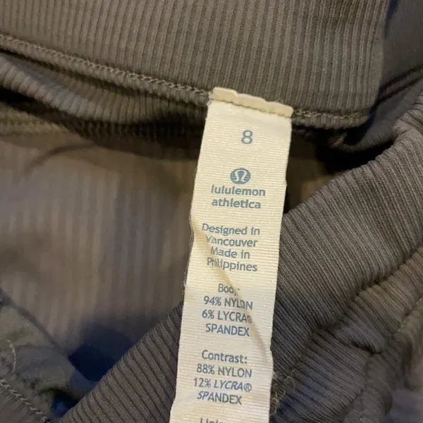 Lululemon Women’s Grey Studio Crop Pants - No Liner - Image 7