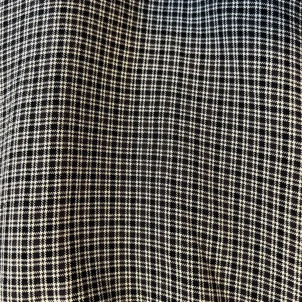 American Eagle Black and White Plaid Skirt Side Slit Size Large Fall Whimsigoth - Image 2
