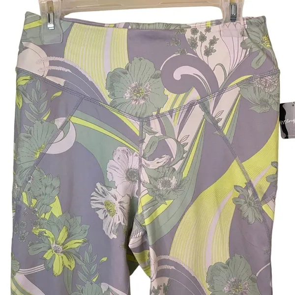 Free People Movement Graphic Wave Crush Active Pants Size Medium - Image 2