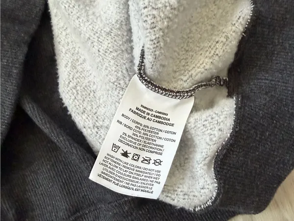 Nike Dri-Fit Ribbed Cotton Fleece Lounge Cropped Training Hoodie size large - Image 9