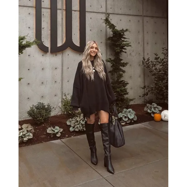 FREE PEOPLE Easy Street Tunic in Black Size Small - Image 12