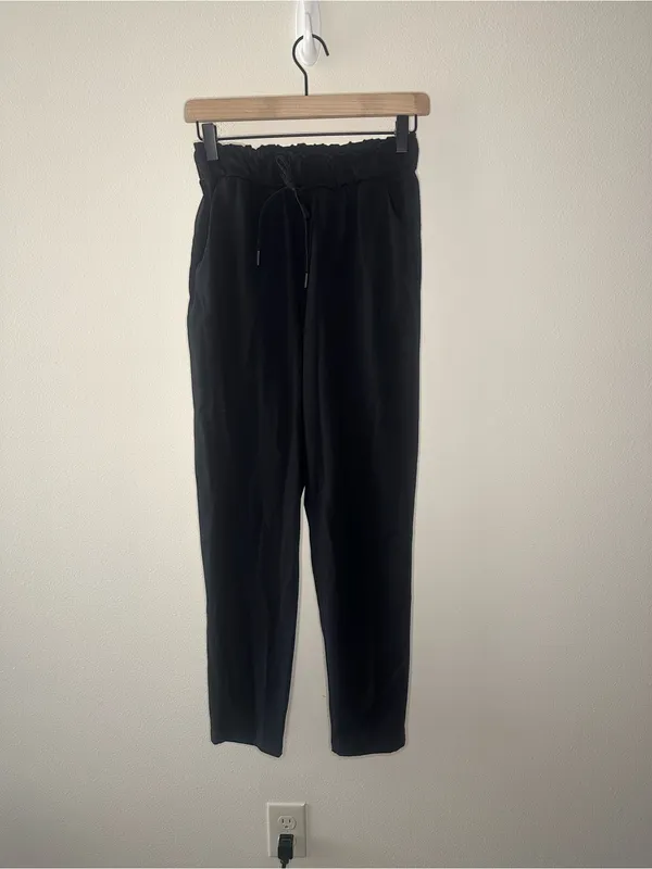 Lululemon Keep Moving Pant 7/8 High-Rise Black W5DCFS sz 4 luxtreme travel work - Image 7