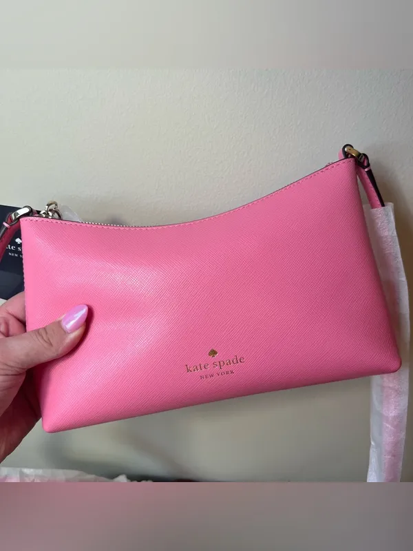 Kate Spade Sadie Small‎ Crossbody Blossom Pink Saffiano Leather NWT - Image 16