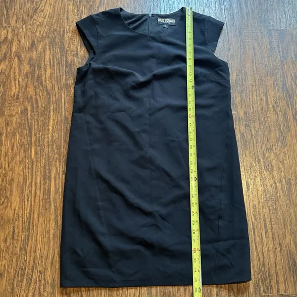 Marc Bouwer Unlimited Womens Large Black Stretch Sheath Dress Career Cocktail - Image 12
