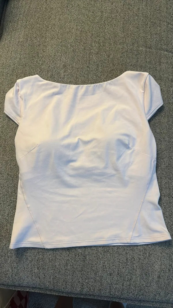 Lululemon Align Scoop Back Pink Top White Size 6 - Image 2