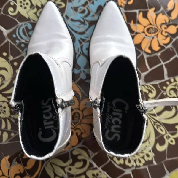 CIRCUS White Ankle Boots by Sam Edelman SZ: 7.5 - Image 8