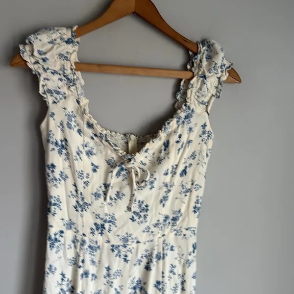 Reformation Pacey short-sleeve mini dress in Lula Floral 6 - Image 5