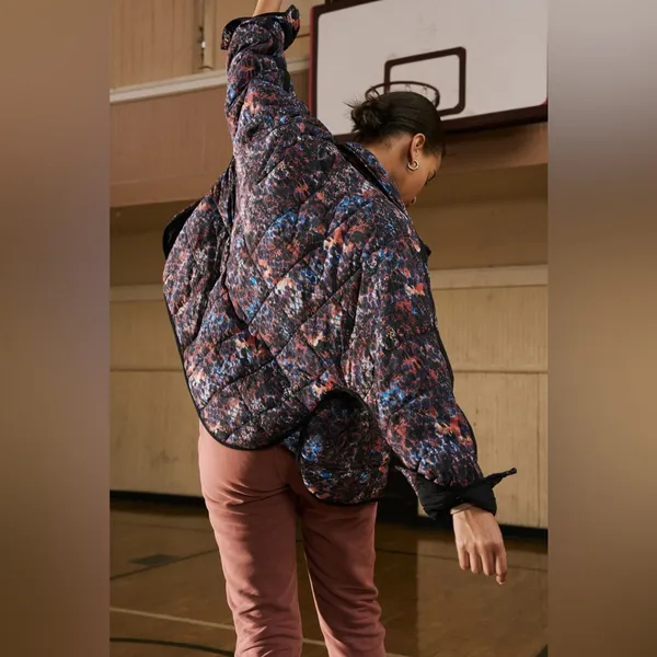 Free People Pippa Packable Printed Jacket XS - Image 6