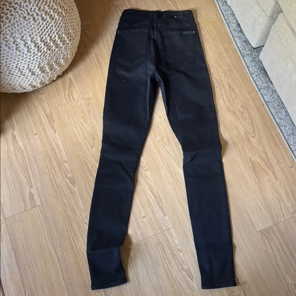 7 For All Mankind Classic Black Denim - Image 5