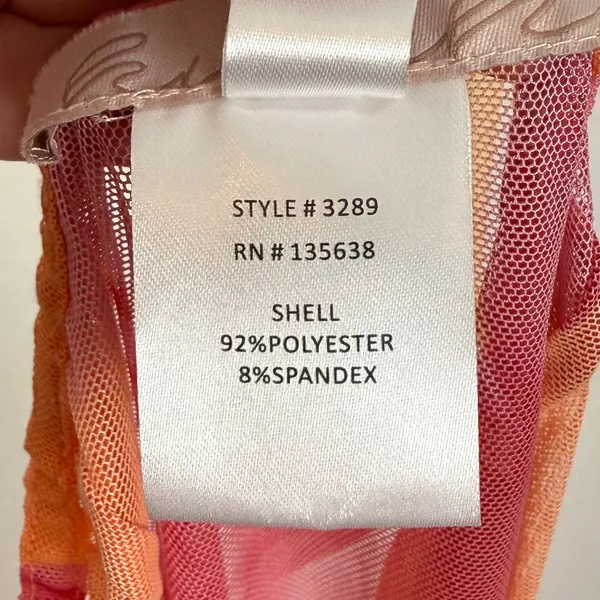 Hutch Jelena Tulip Mesh Swim Cover-Up Skirt in Cantaloupe NWT Size XXS - Image 4