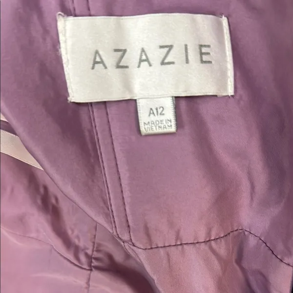 Elegant Azazie Lavender Spaghetti Strap Dress - Image 14
