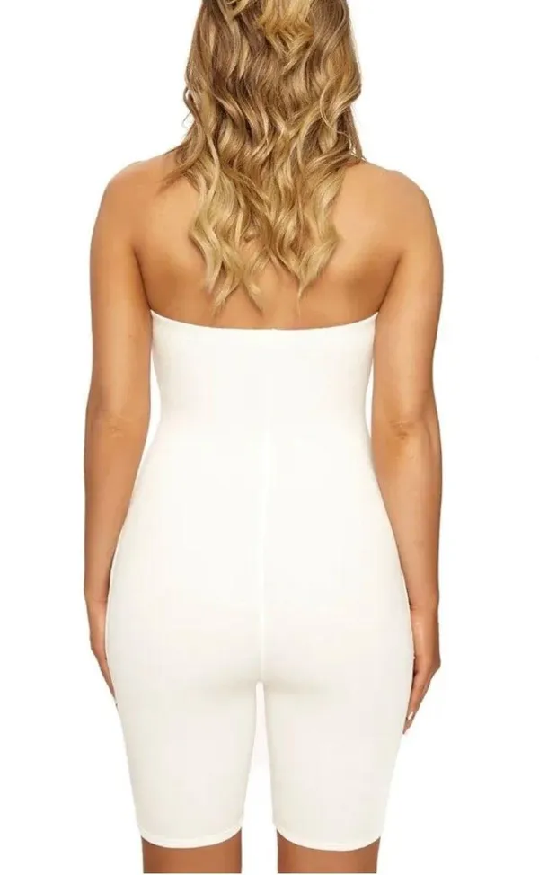 Naked Wardrobe the meant tu-be romper in White - Image 2