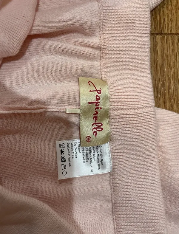 NWT Papinelle Womens pink matching lounge set size medium from Nordstrom - Image 4