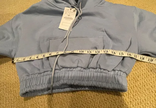 ZARA Sweatsuit Set With Hoodie And Wide Leg Size S - Image 5