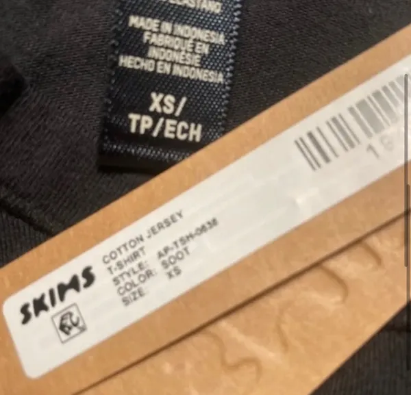 SKIMS Cotton Jersey T-Shirt XS - Image 3