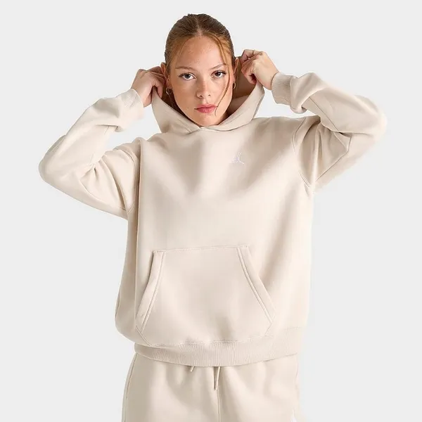 Jordan Brooklyn Fleece Hoodie In Biege Size Large - Image 11