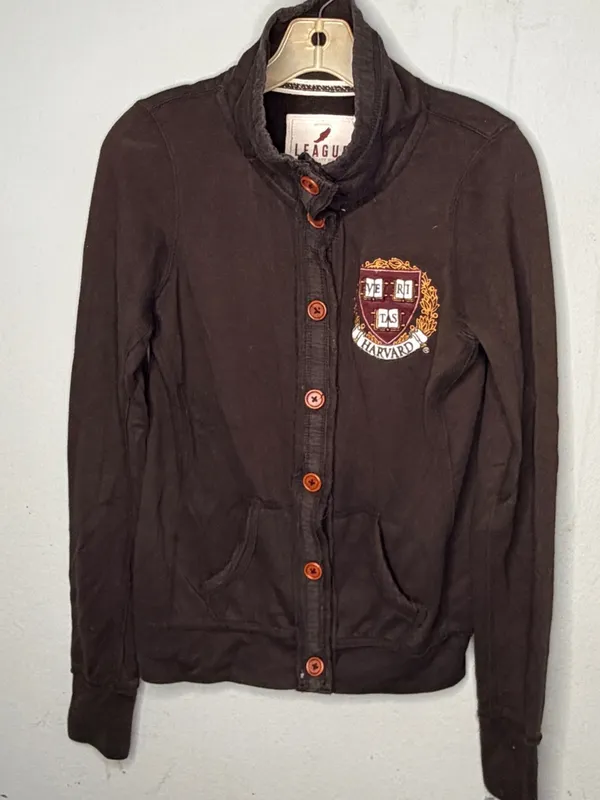 League Collegiate Wear Harvard Shirt Jacket - Image 8